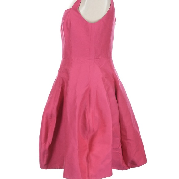 Halston Heritage Fit and Flare Pink Sleeveless Dress - Picture 9 of 9